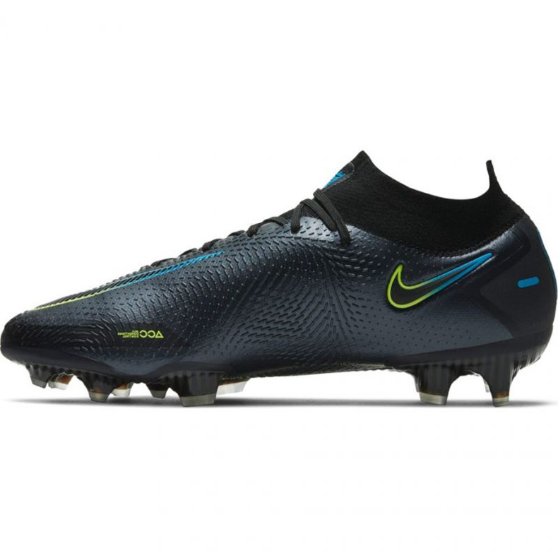 Nike Phantom Gt Elite Dynamic Fit Fg M CW6589-090 scarpe da calcio metallo nero nero 1