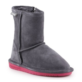 BearPaw Emma Bambino Zipper 608TZ-903 Stivali invernali Charcoal Pomberry grigio 1