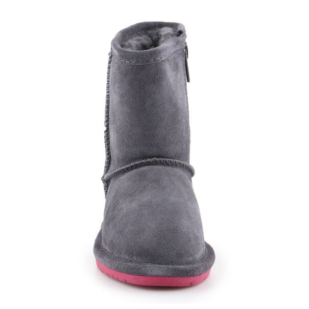BearPaw Emma Bambino Zipper 608TZ-903 Stivali invernali Charcoal Pomberry grigio 2