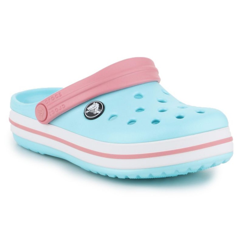 Crocs Crocband Zoccolo K Jr 204537-4S3 blu rosa 1