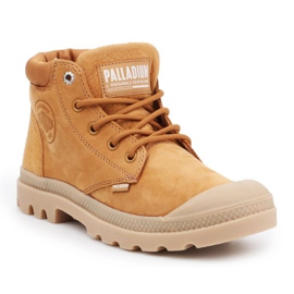 Palladium Pampa Lo Cuff Lea W 95561-717-M scarpe marrone 1