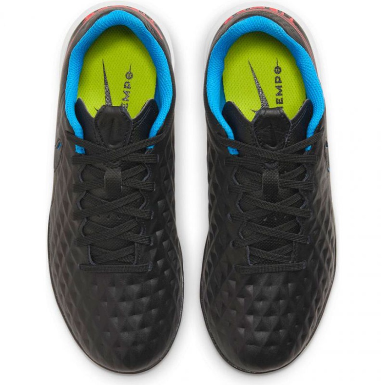 Nike Tiempo Legend 8 Academy Tf Jr AT5736-090 scarpe da calcio nero nero 1