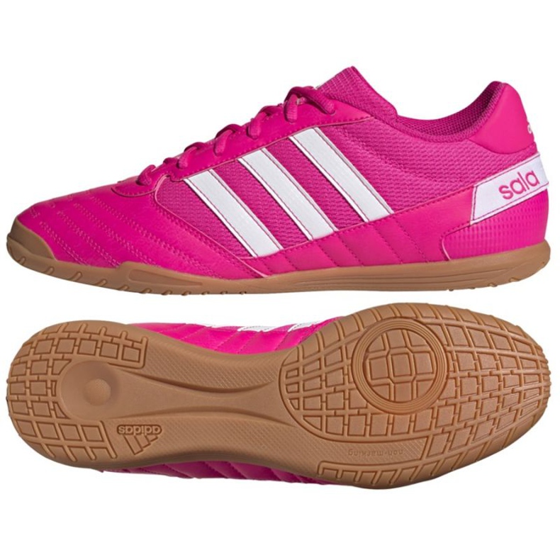 Scarpe indoor adidas Super Sala In M G55910 multicolore rose e viola 1