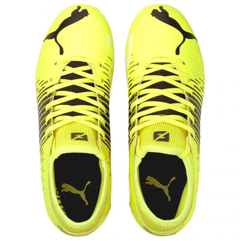 Scarpe da calcio Puma Future Z 4.1 Fg Ag Jr 106400 01 multicolore giallo 1