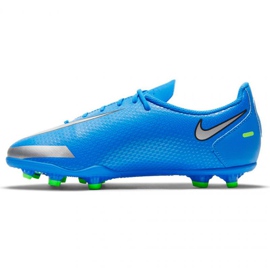 Nike Phantom Gt Club FG / MG Jr CK8479 -400 scarpe da calcio multicolore blu 1