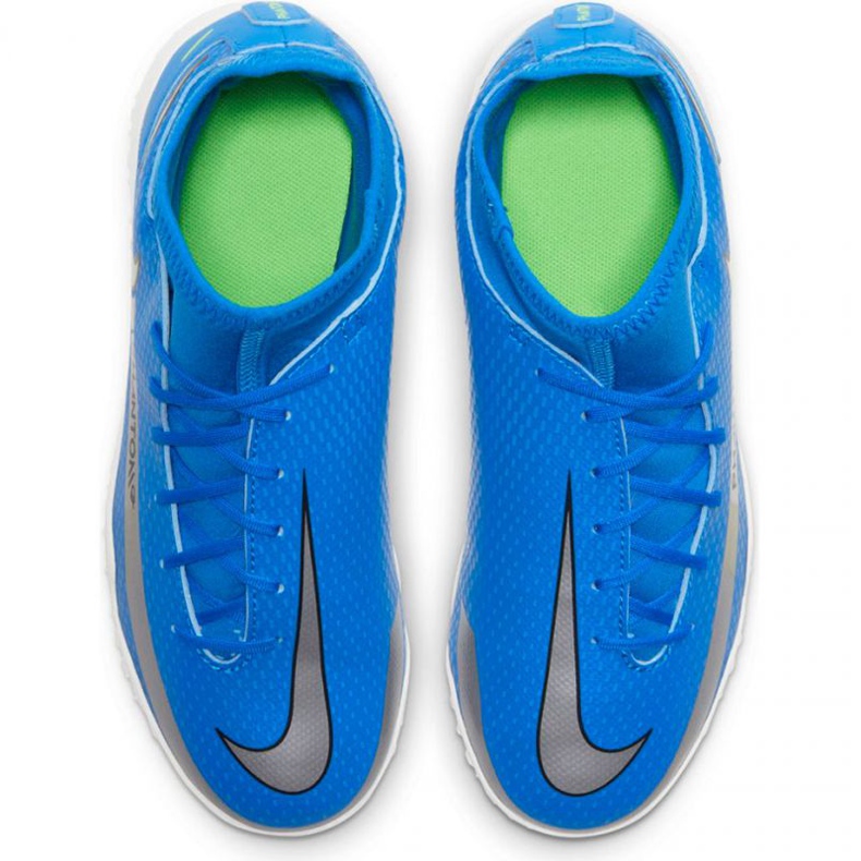 Nike Phantom Gt Club Df Tf Jr CW6729-400 scarpe da calcio multicolore blu 1
