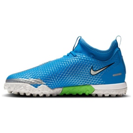 Scarpa da calcio Nike Phantom Gt Academy Df Tf Jr CW6695 400 blu blu 1