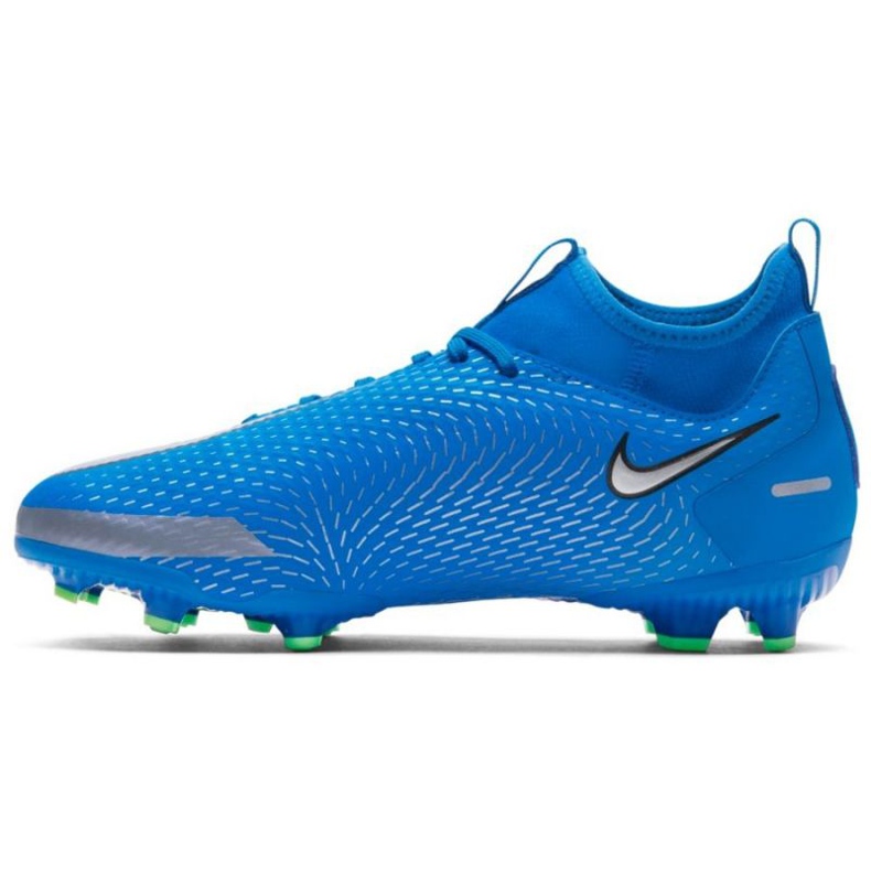 Nike Phantom Gt Academy Df FG / MG Jr CW6694 400 scarpe da calcio multicolore blu 1