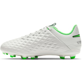 Nike Tiempo Legend 8 Academy Mg Jr AT5732 030 scarpe da calcio avorio bianco 1