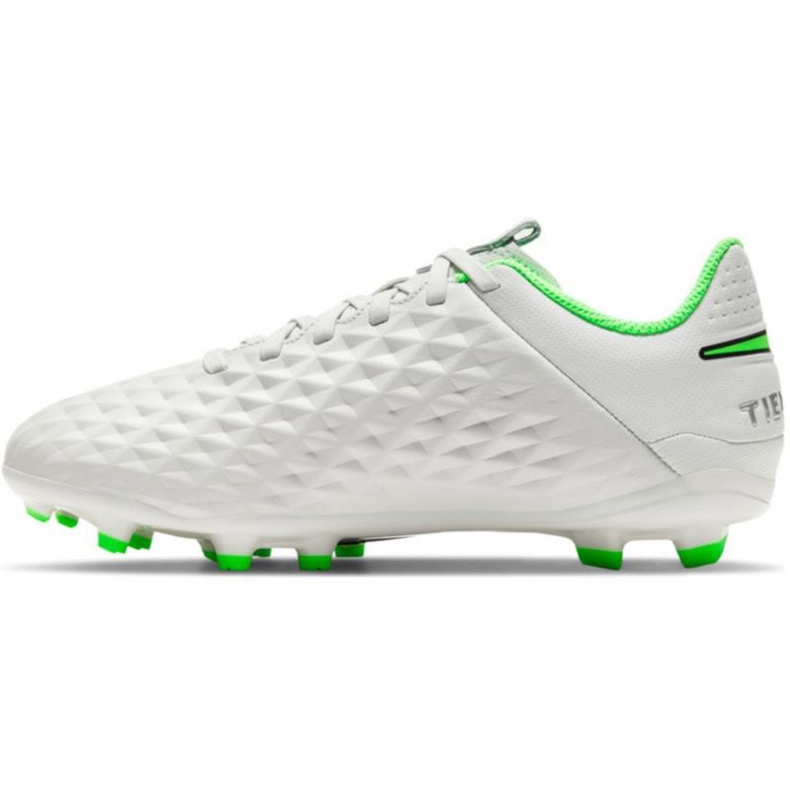 Nike Tiempo Legend 8 Academy Mg Jr AT5732 030 scarpe da calcio avorio bianco 1