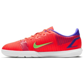 Nike Vapor 14 Academy Ic Jr CV0815 600 scarpe da calcio rosso arance e rosse 1