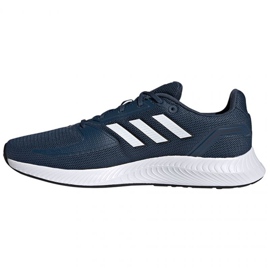 Adidas Runfalcon 2.0 M FZ2807 scarpe da corsa bianco blu navy 1