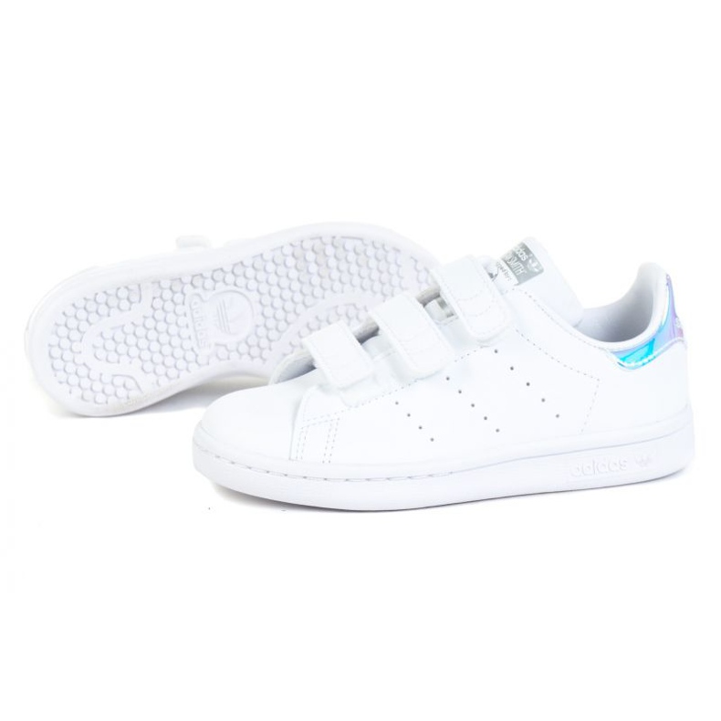 Adidas Stan Smith Cf C Jr FX7539 scarpe bianca 1