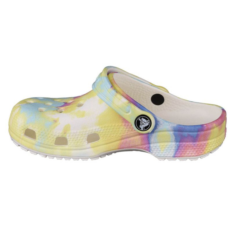 Crocs Classic Tie-Dye Graphic K Clog Jr 205451-94S multicolore giallo 1
