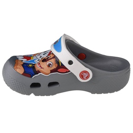 Zoccolo Crocs Fun Lab Paw Patrol 206276-007 grigio multicolore 1
