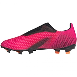 Scarpe da calcio Adidas X Ghosted.3 Ll Fg M FW6968 multicolore rose e porpora 1