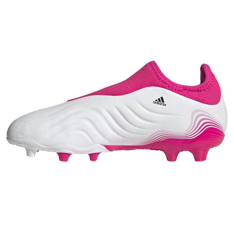 Scarpe da calcio Adidas Copa Sense.3 Fg Ll Jr FX1983 blu navy, bianco, rosa bianca 1