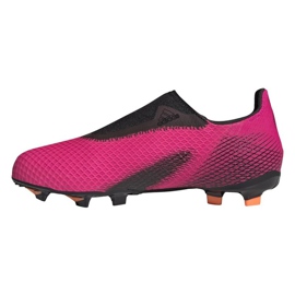 Scarpe da calcio Adidas X Ghosted.3 Ll Fg Jr FY7281 rosa rosa 1