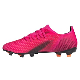 Scarpe da calcio Adidas X Ghosted.3 Fg M FW6945 rosa grafite, rosa 1