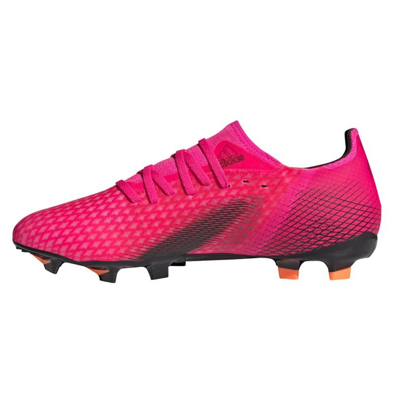 Scarpe da calcio Adidas X Ghosted.3 Fg M FW6945 grafite, rosa rosa 1