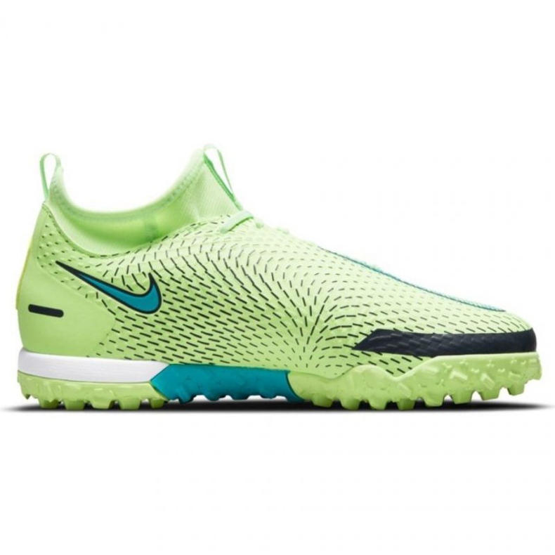 Nike Phantom Gt Academy Df Tf Jr CW6695 303 scarpe da calcio multicolore verde 1