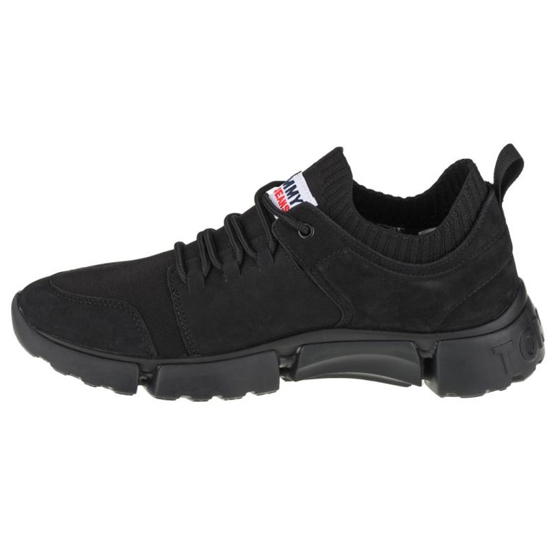 Scarpe Tommy Hilfiger Jeans Chunky Mono Sock Lea Trainers M EM0EM00679-BDS nero 1