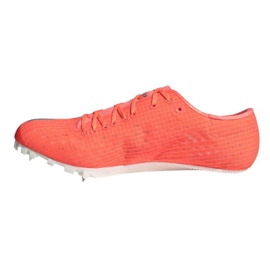 Scarpe chiodate da corsa Adidas Adizero Finesse Spikes EE4598 rosa 1