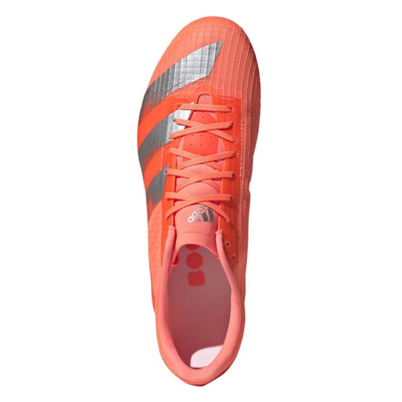 Scarpe chiodate da corsa Adidas Adizero Md Spikes EE4605 rosa 2
