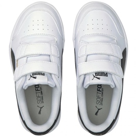 Puma Shuffle V Ps Jr 375689 02 bianco nero 1