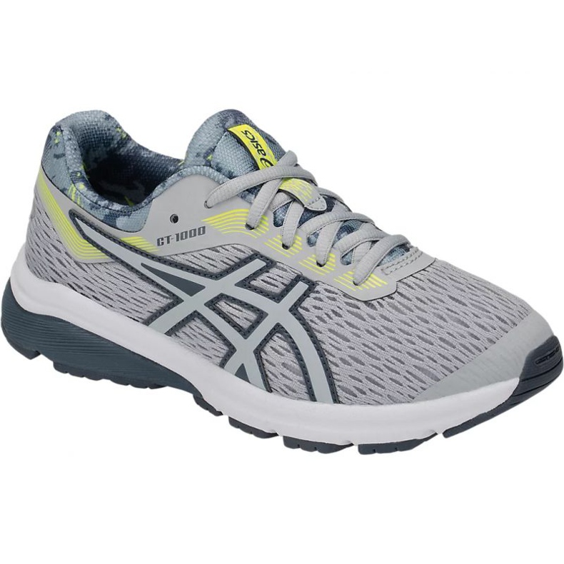 Asics GT-1000 7 Gs Sp Jr 1014A038-020 nero grigio giallo 1