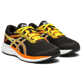 Asics Gel-Excite 6 Gs Jr 1014A079-003 nero arancia giallo 1