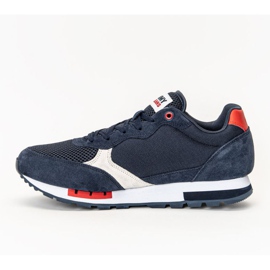 Scarpe Tommy Hilfiger Jeans Retro Runner Mix M EM0EM00699-C87 bianco blu navy 1