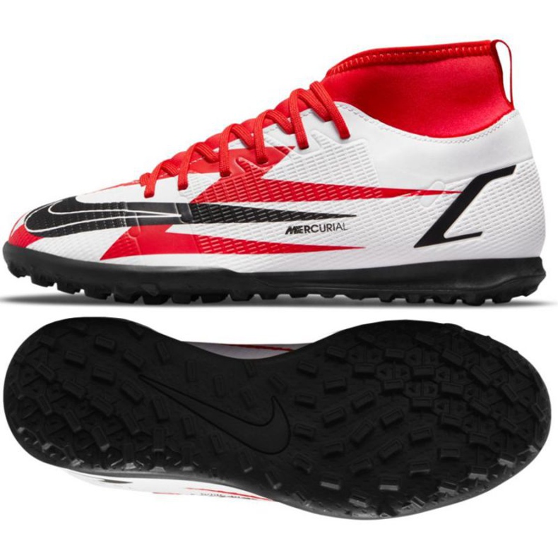 Scarpa da calcio Nike Mercurial Superfly 8 Club CR7 Tf Jr DB0933 600 multicolore bianco 1