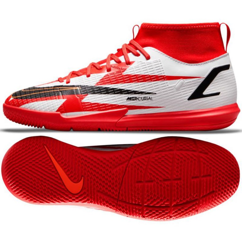 Nike Mercurial Superfly 8 Academy CR7 Ic Jr DB2676 600 scarpe da calcio multicolore bianco 1
