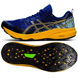 Asics Fuji Lite 2 M 1011B209 400 scarpe da corsa blu 1