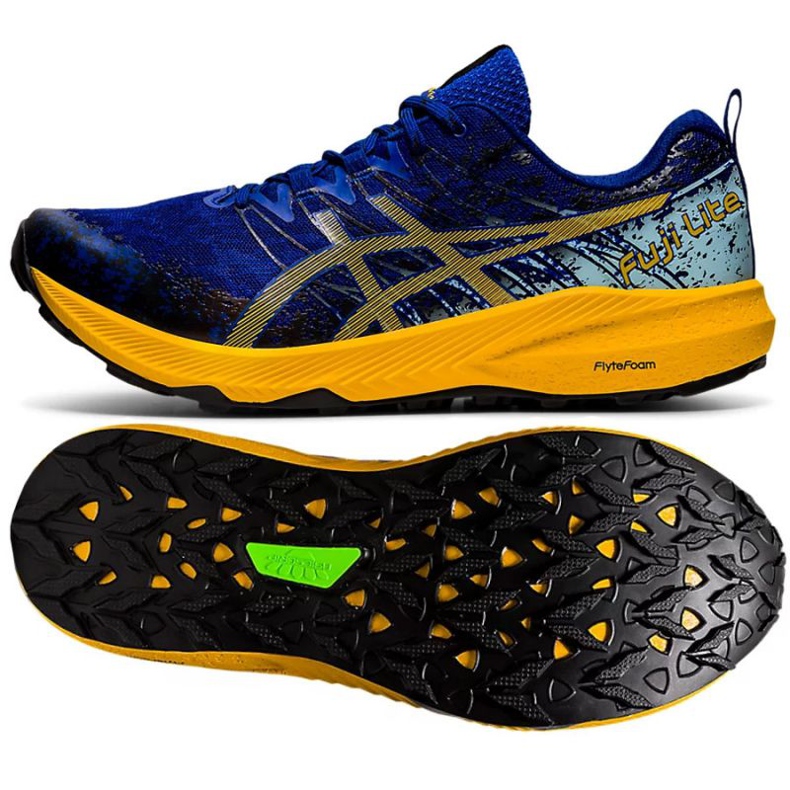 Asics Fuji Lite 2 M 1011B209 400 scarpe da corsa blu 1