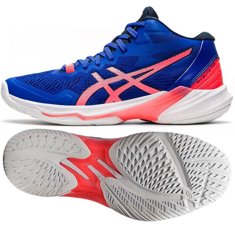 Scarpe da pallavolo Asics Sky Elite Ff Mt 2 W 1052A054 400 blu blu 1