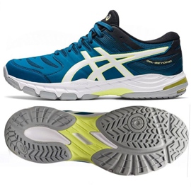 Asics Gel-Beyond 6 M 1071A049 402 scarpe da pallavolo multicolore blu 1