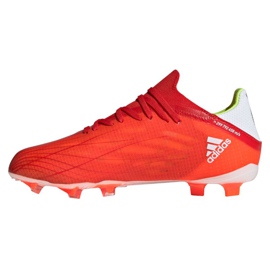 Scarpe da calcio Adidas X Speedflow.1 Fg Jr FY3284 rosso arance e rosse 1