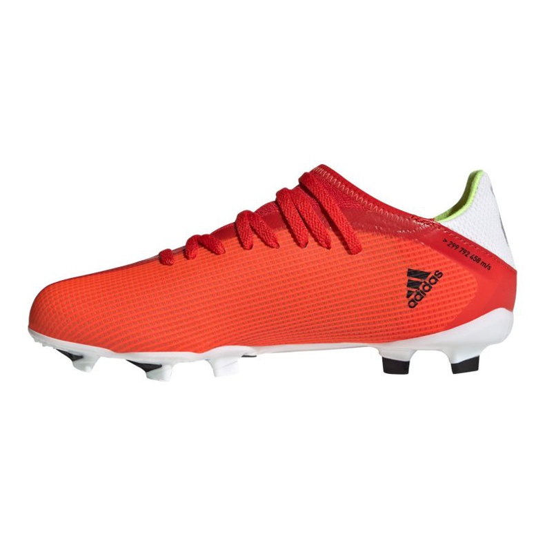 Scarpe da calcio Adidas X Speedflow.3 Fg Jr FY3304 multicolore arance e rosse 1