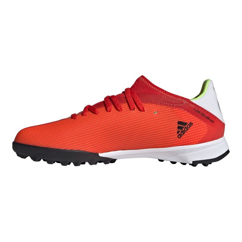 Scarpe da calcio Adidas X Speedflow.3 Tf Jr FY3321 multicolore arance e rosse 1