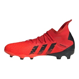 Scarpe da calcio Adidas Predator Freak.3 Fg M FY6279 rosso arance e rossi 1