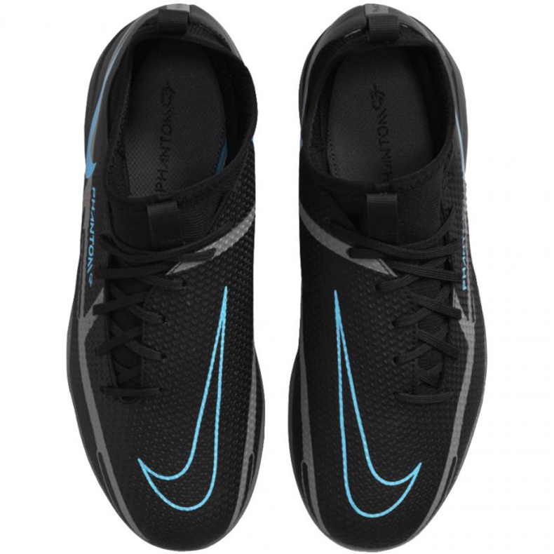 Nike Phantom GT2 Academy Df Ic Jr DC0815 004 scarpe da calcio nero nero 1