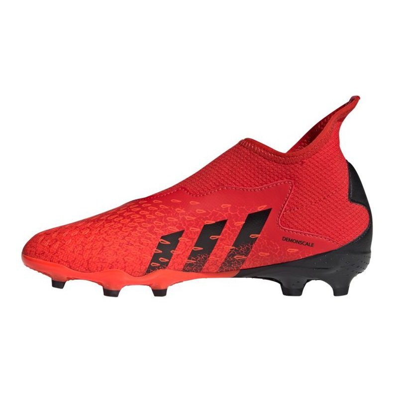 Scarpe da calcio Adidas Predator Freak.3 Ll Fg Jr FY6296 multicolore arance e rosse 1