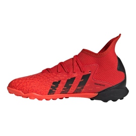 Scarpe da calcio Adidas Predator Freak.3 Tf Jr FY6314 multicolore arance e rosse 1
