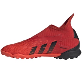 Scarpe da calcio Adidas Predator Freak.3 Ll Tf Jr FY7869 multicolore arance e rossi 1