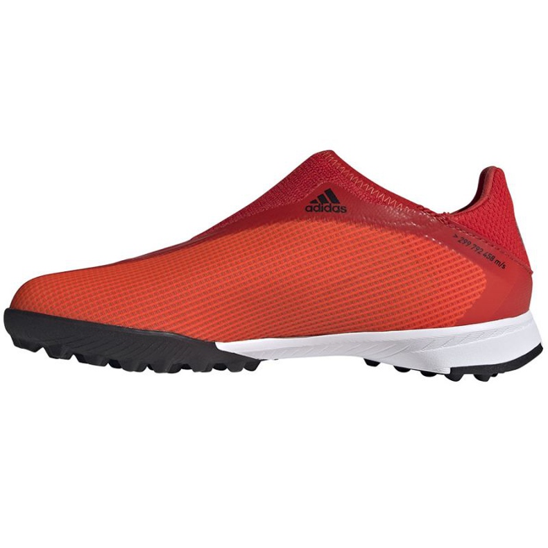 Scarpe da calcio Adidas X Speedflow.3 Ll Tf Jr FY3255 multicolore arance e rossi 1