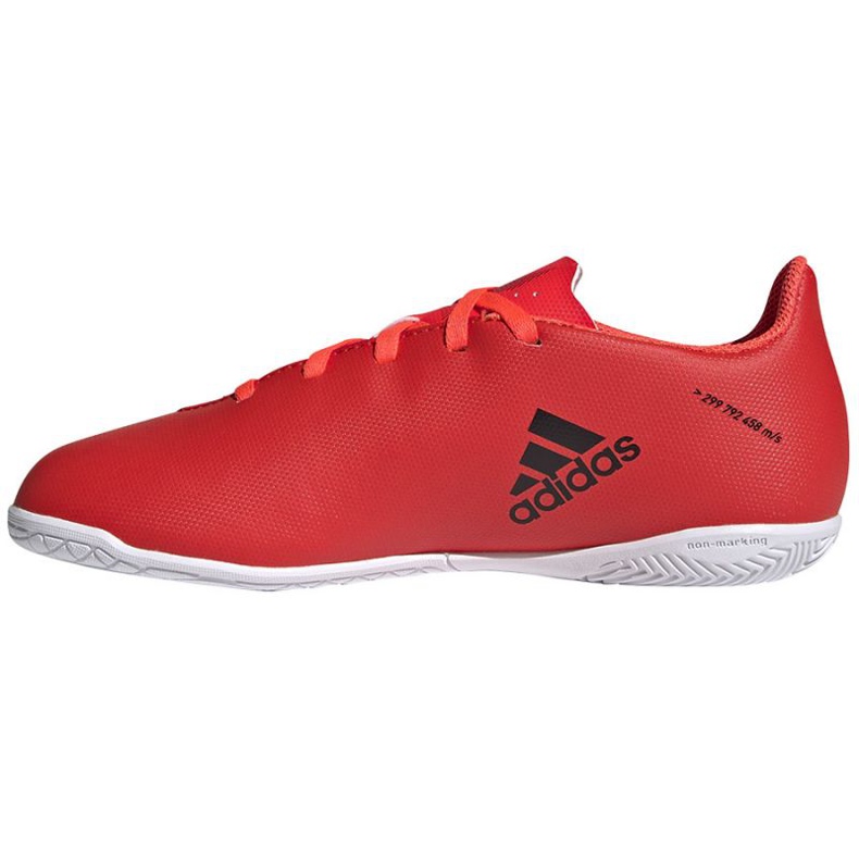 Scarpe da calcio Adidas X Speedflow.4 In Jr FY3331 multicolore arance e rosse 1