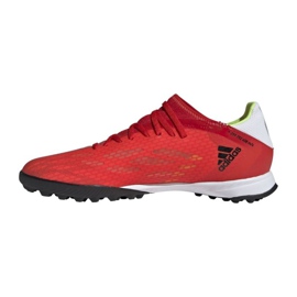 Scarpe da calcio Adidas X Speedflow.3 Tf M FY3310 multicolore arance e rosse 1