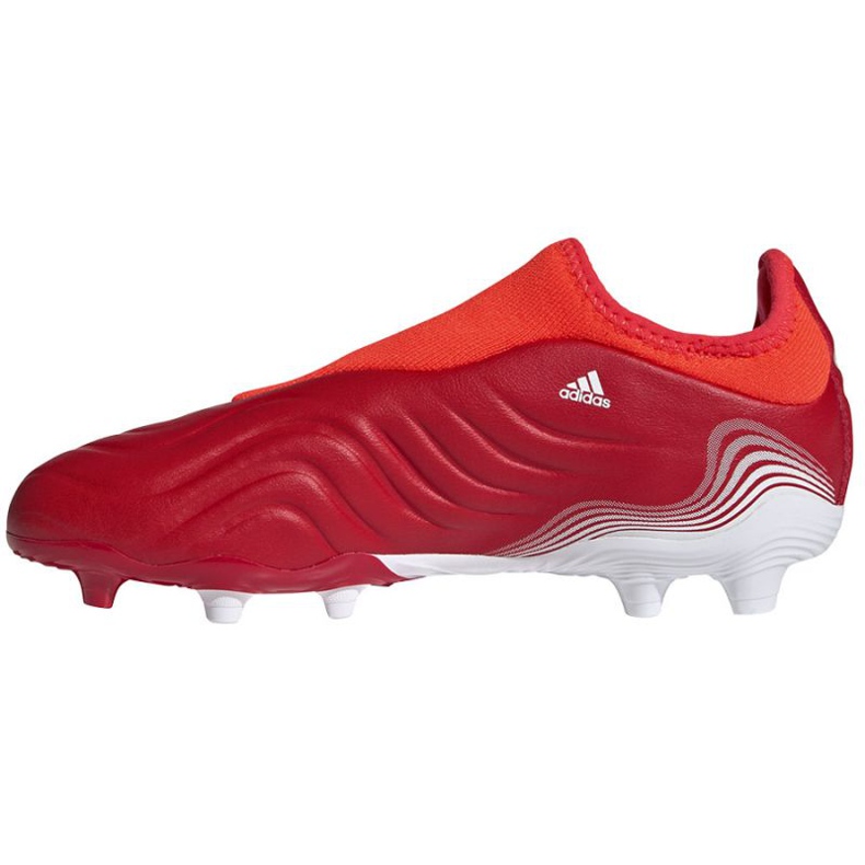 Scarpe da calcio Adidas Copa Sense.3 Ll Fg Jr FY6156 rosso arance e rosse 1